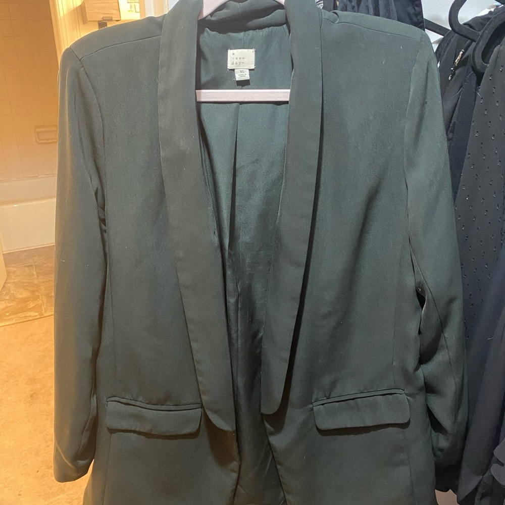 Green blazer